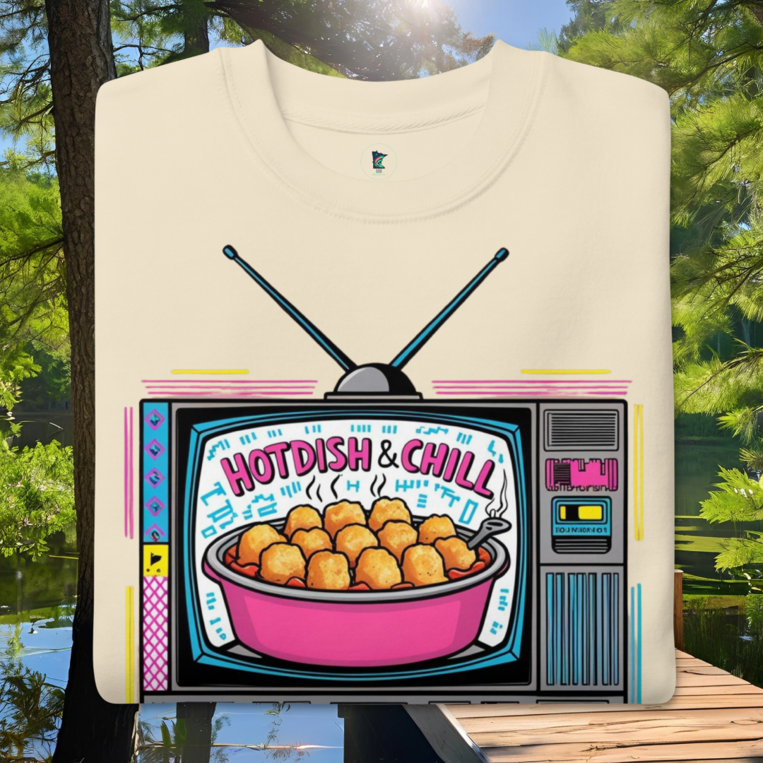 Hotdish and Chill Retro 90s Sweater