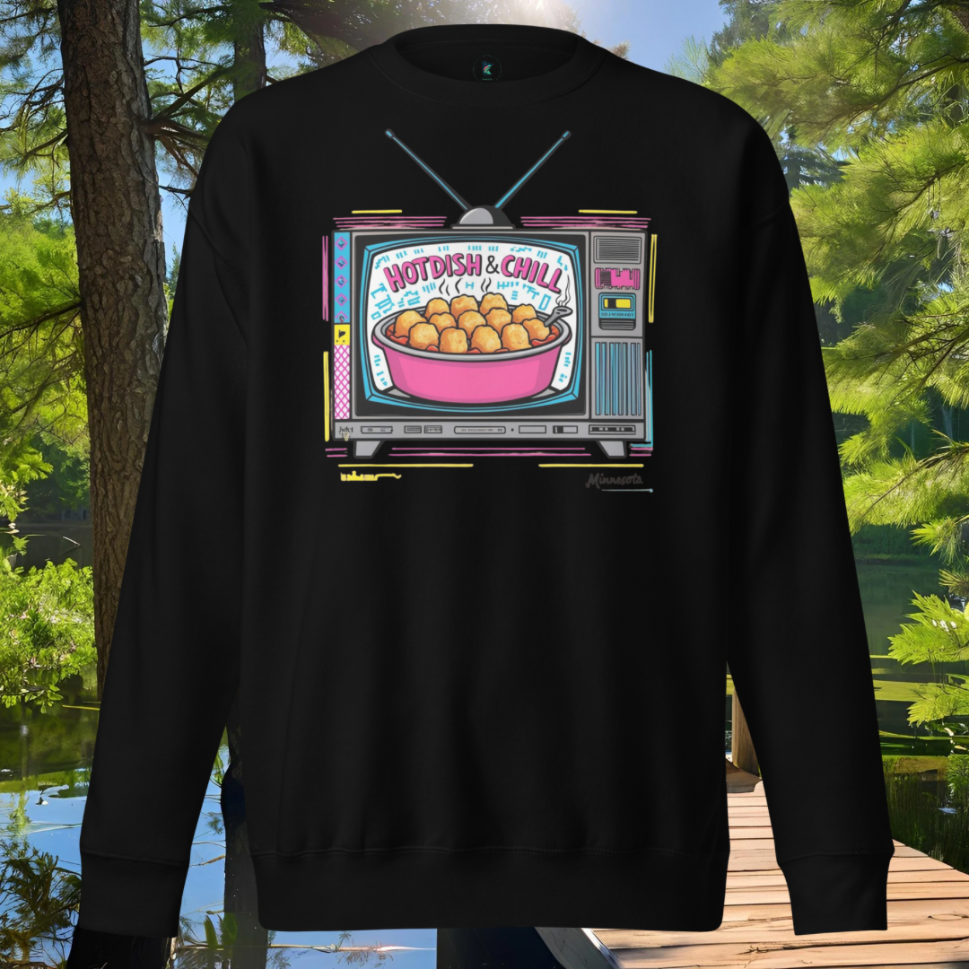 Hotdish and Chill Retro 90s Sweater