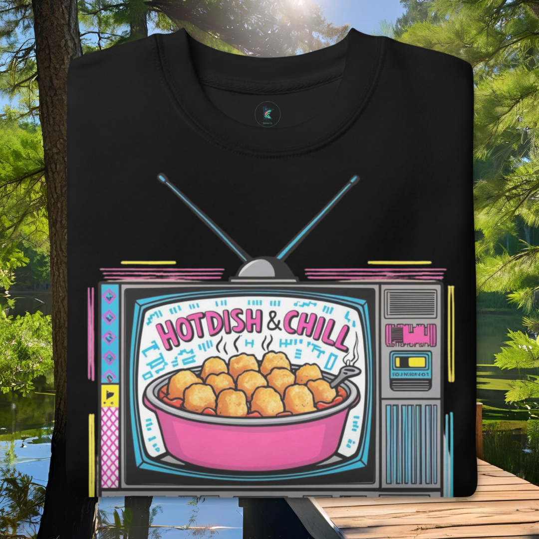 Hotdish and Chill Retro 90s Sweater