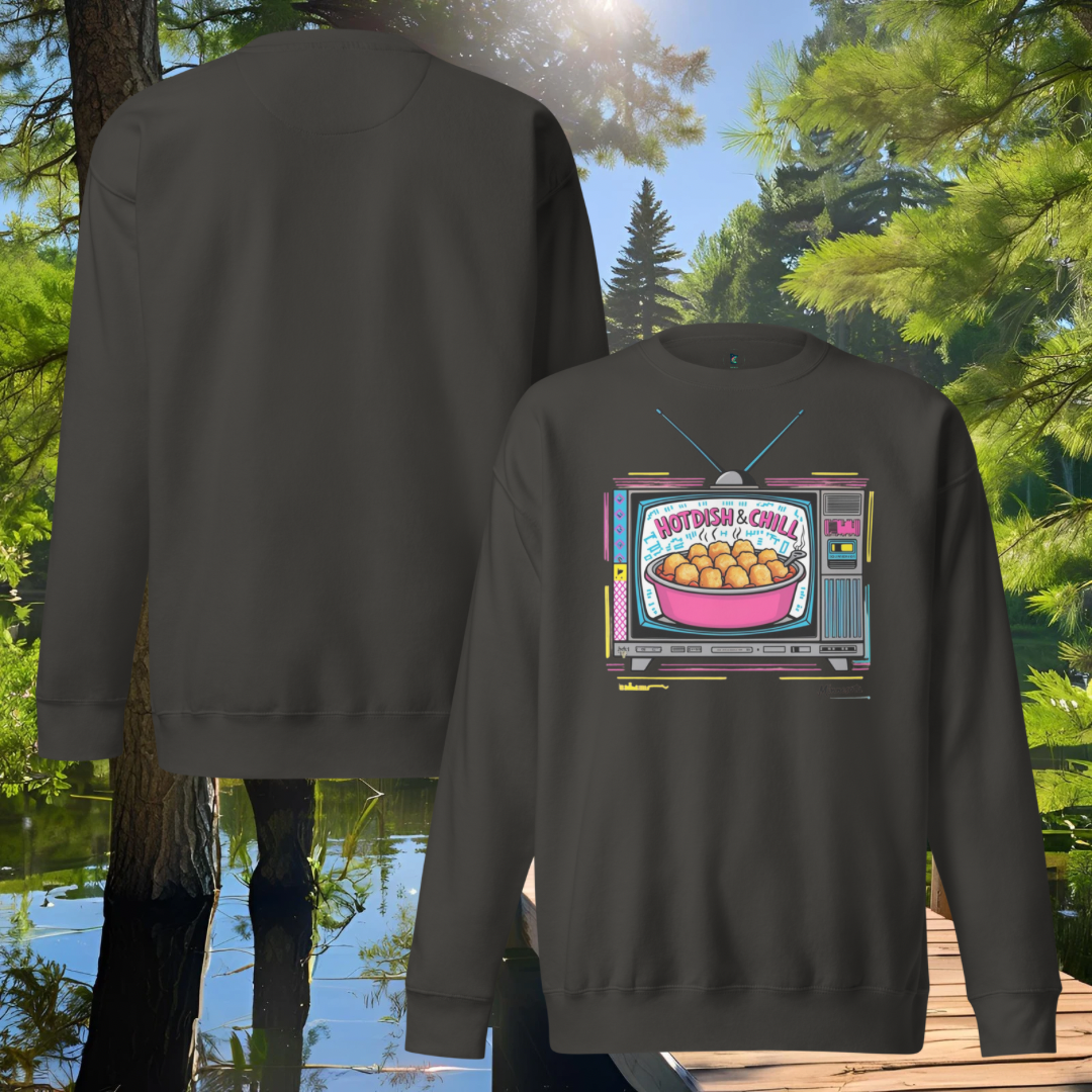 Hotdish and Chill Retro 90s Sweater