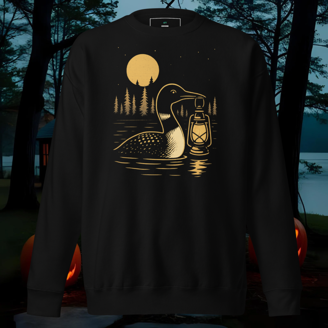 Loon With a Lantern Sweater