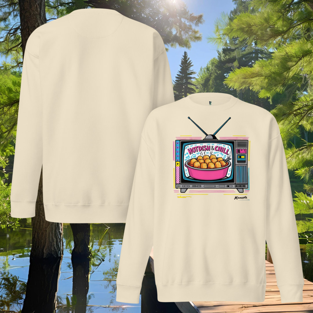 Hotdish and Chill Retro 90s Sweater