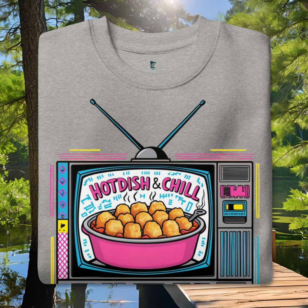 Hotdish and Chill Retro 90s Sweater