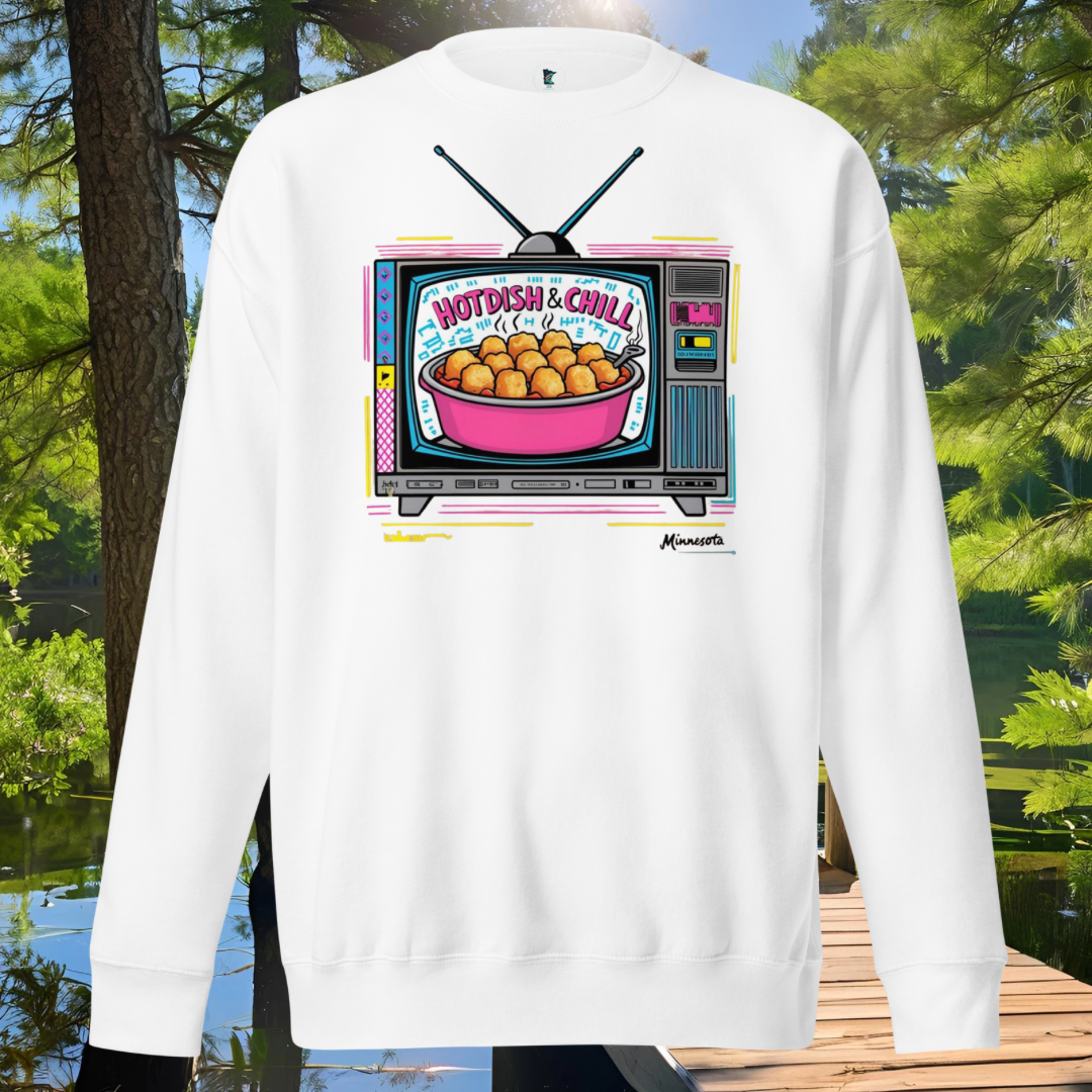 Hotdish and Chill Retro 90s Sweater