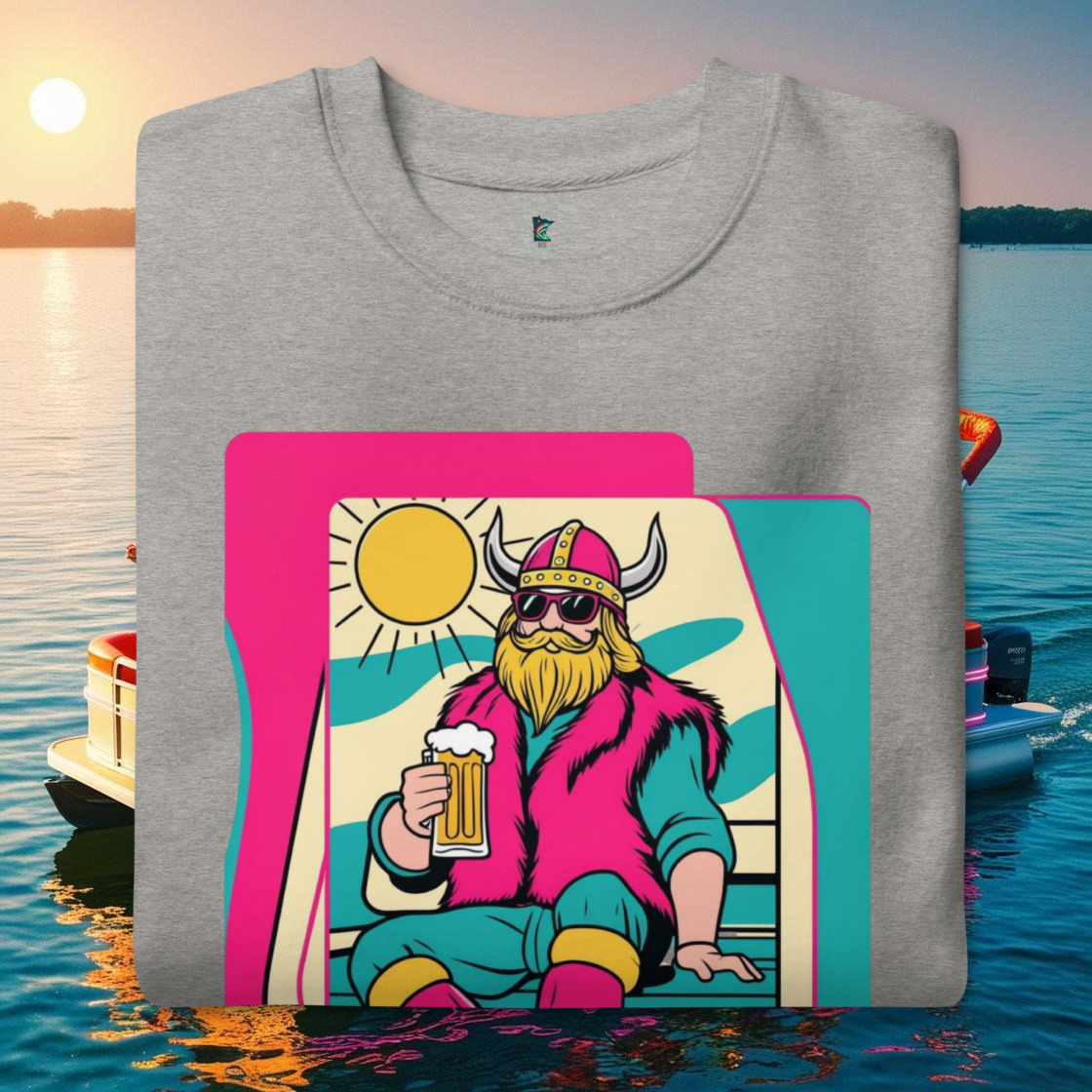 Viking Retro Summer Sweater