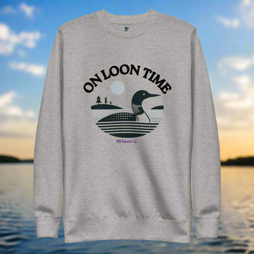 On Loon Time Sweater – Celebrate Minnesota’s Iconic Loon in Style