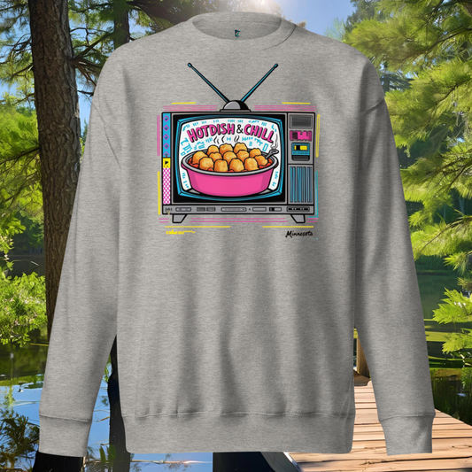 Hotdish and Chill Retro 90s Sweater