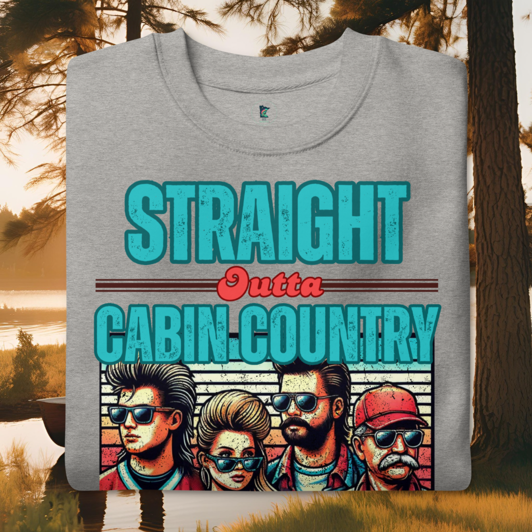 Straight Outta Cabin Country Sweater