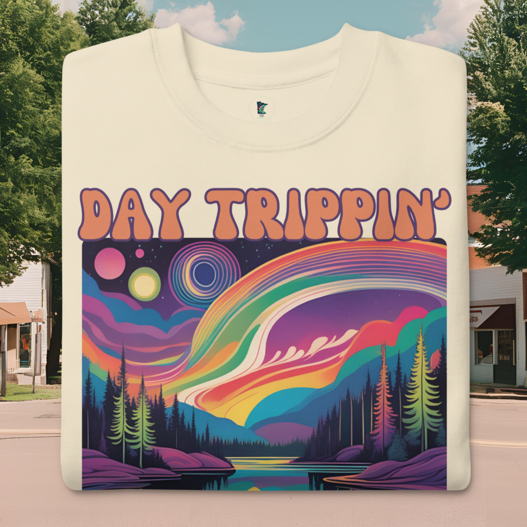 Day Trippin’ Stay Trippin’ Psychedelic Sweatshirt