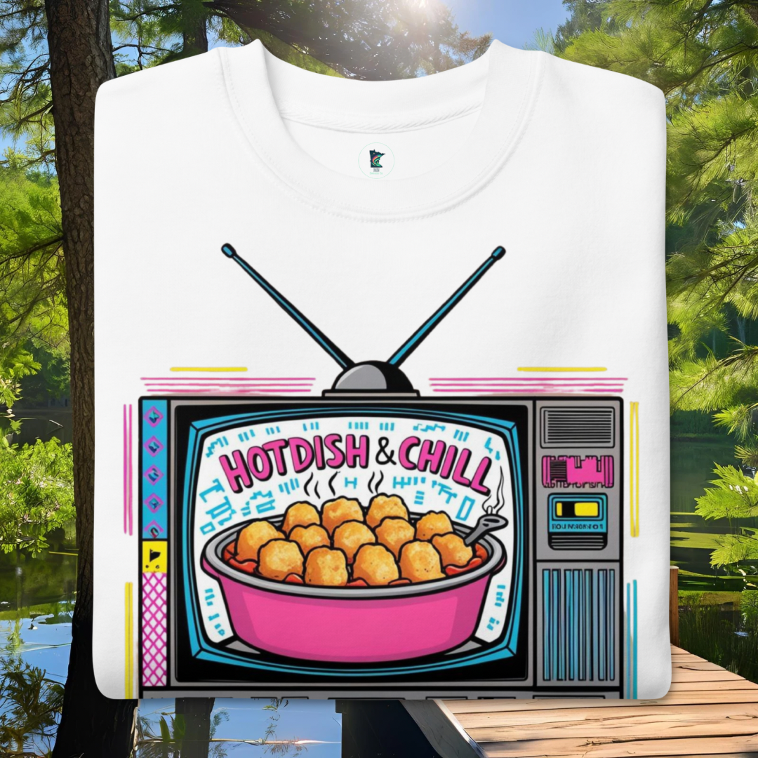 Hotdish and Chill Retro 90s Sweater
