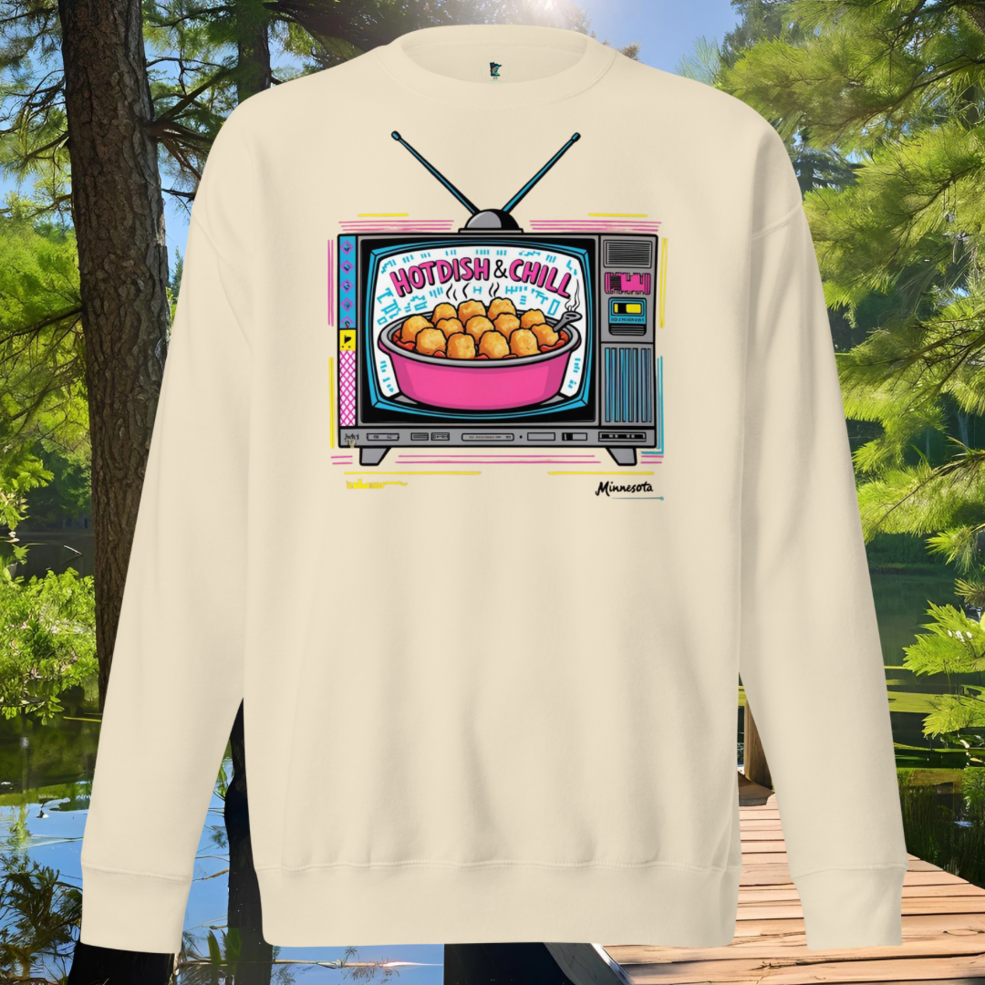 Hotdish and Chill Retro 90s Sweater