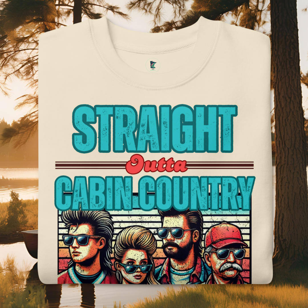 Straight Outta Cabin Country Sweater