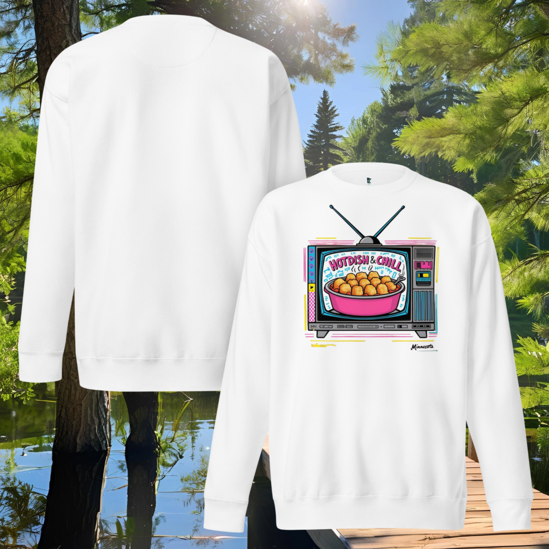 Hotdish and Chill Retro 90s Sweater