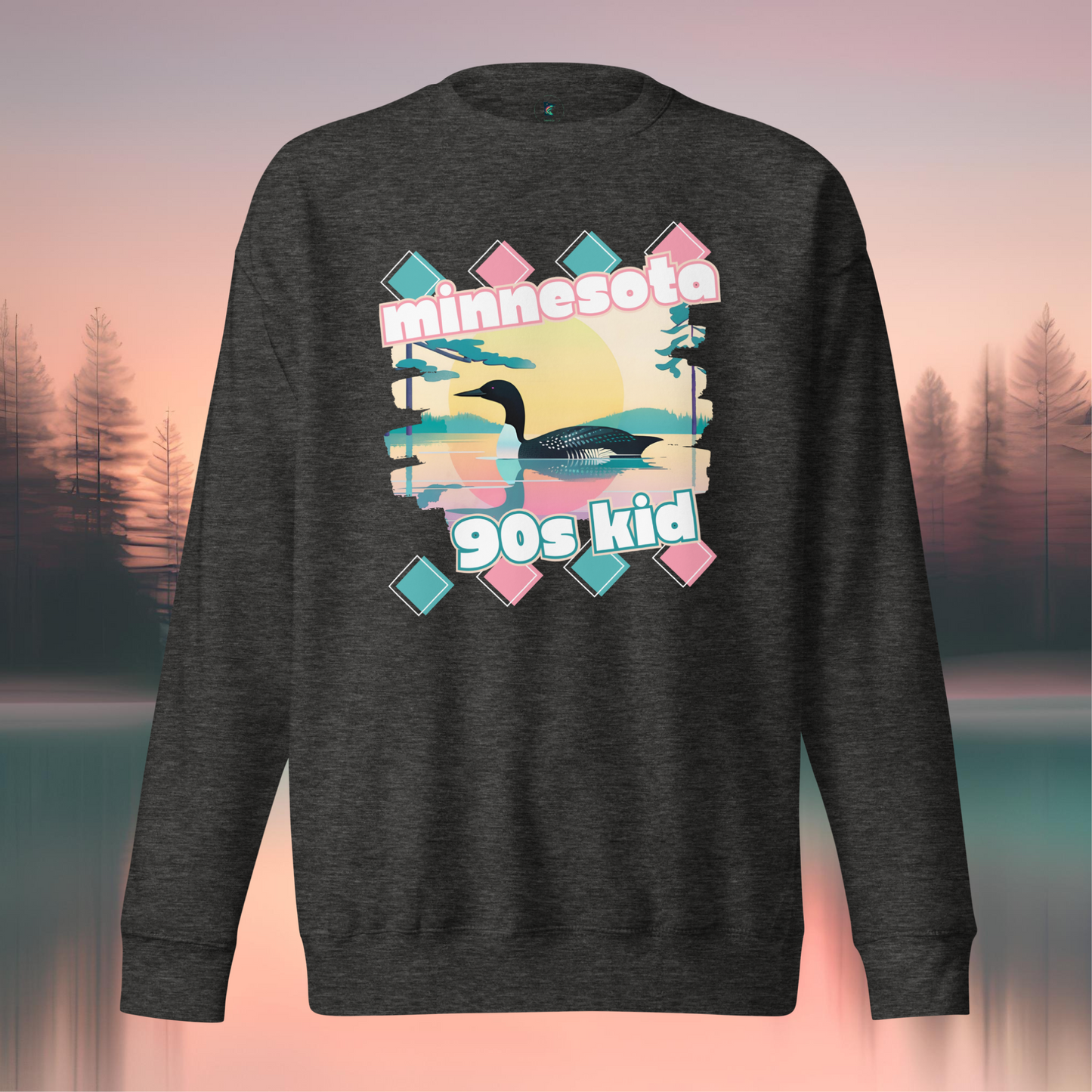 Minnesota 90s Kid Crewneck Sweatshirt – Vintage Vibes Collection