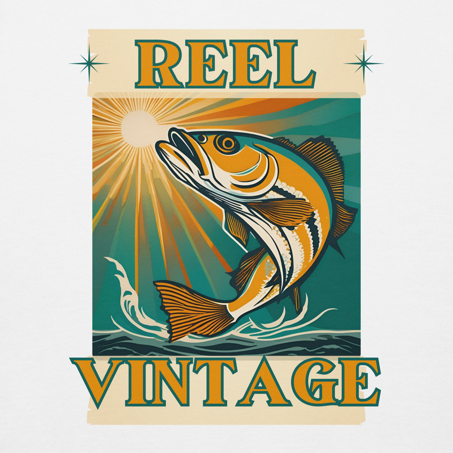 Reel Vintage Walleye Sweater Vintage Vibes Collection