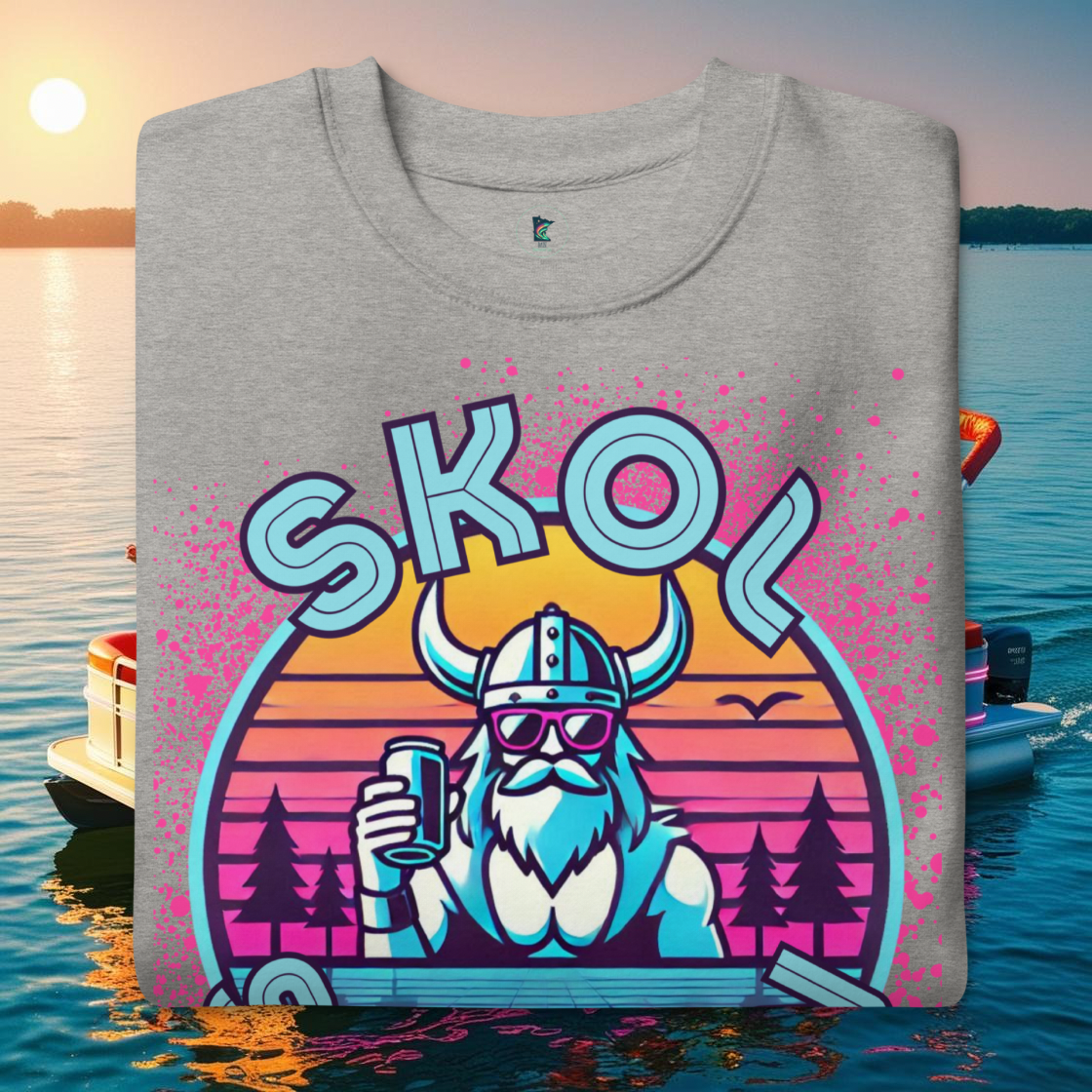 Skol Season Retro 80s Crewneck- Vintage Vibes Collection