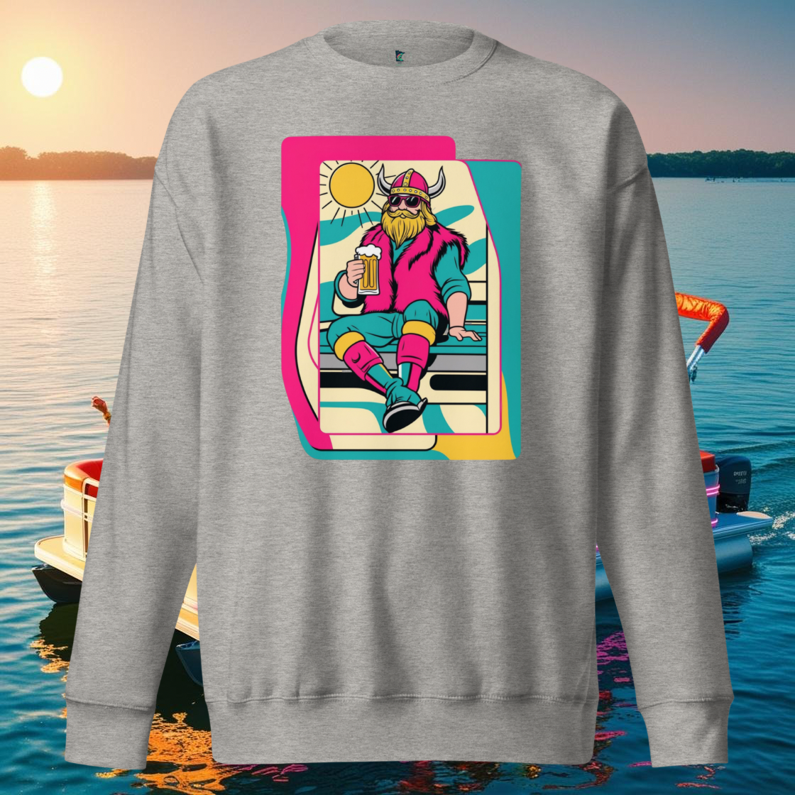 Viking Retro Summer Sweatshirt