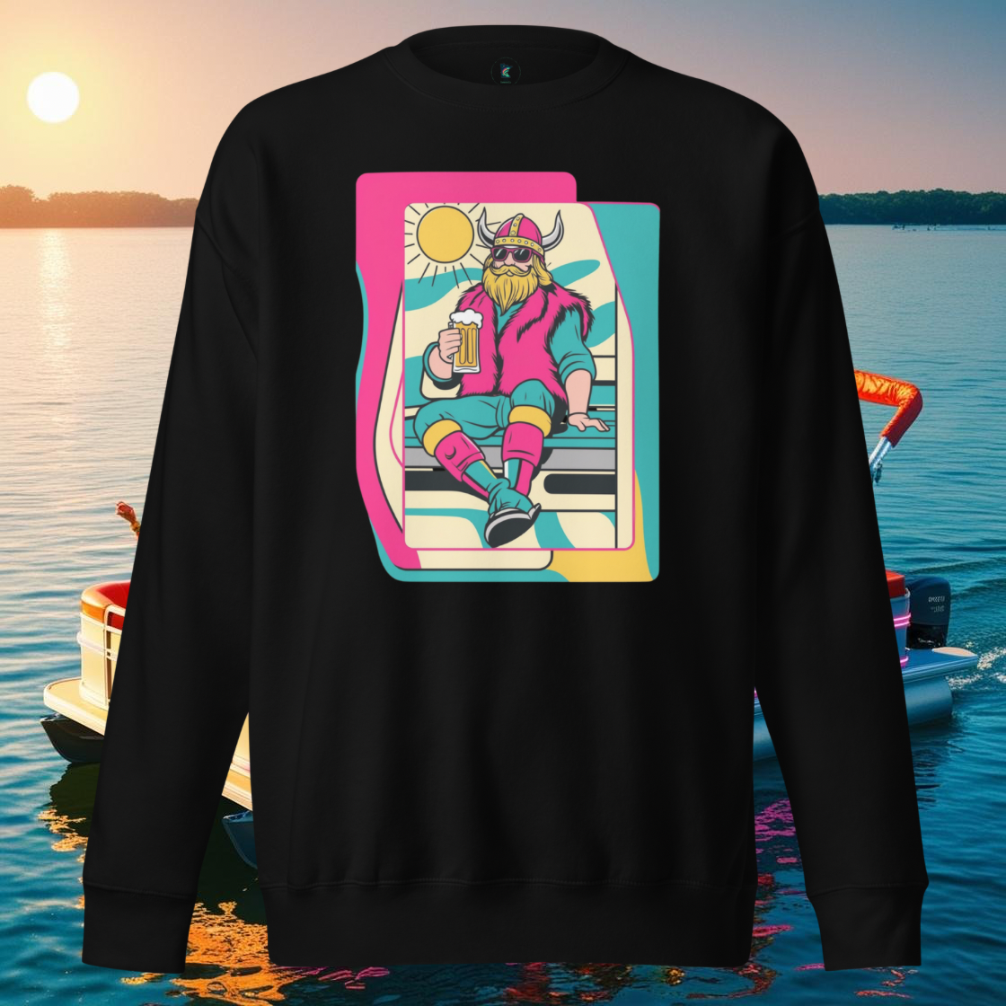 Viking Retro Summer Sweatshirt