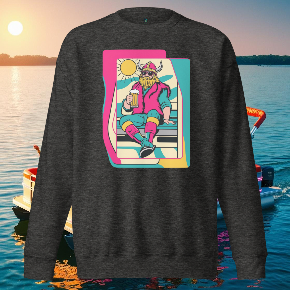 Viking Retro Summer Sweatshirt