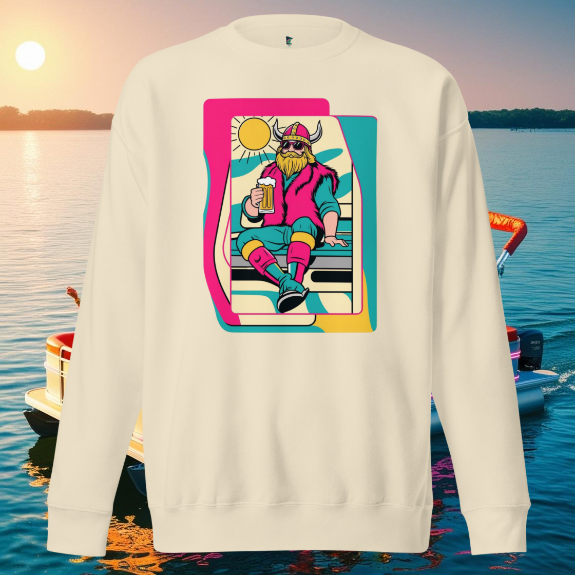 Viking Retro Summer Sweatshirt