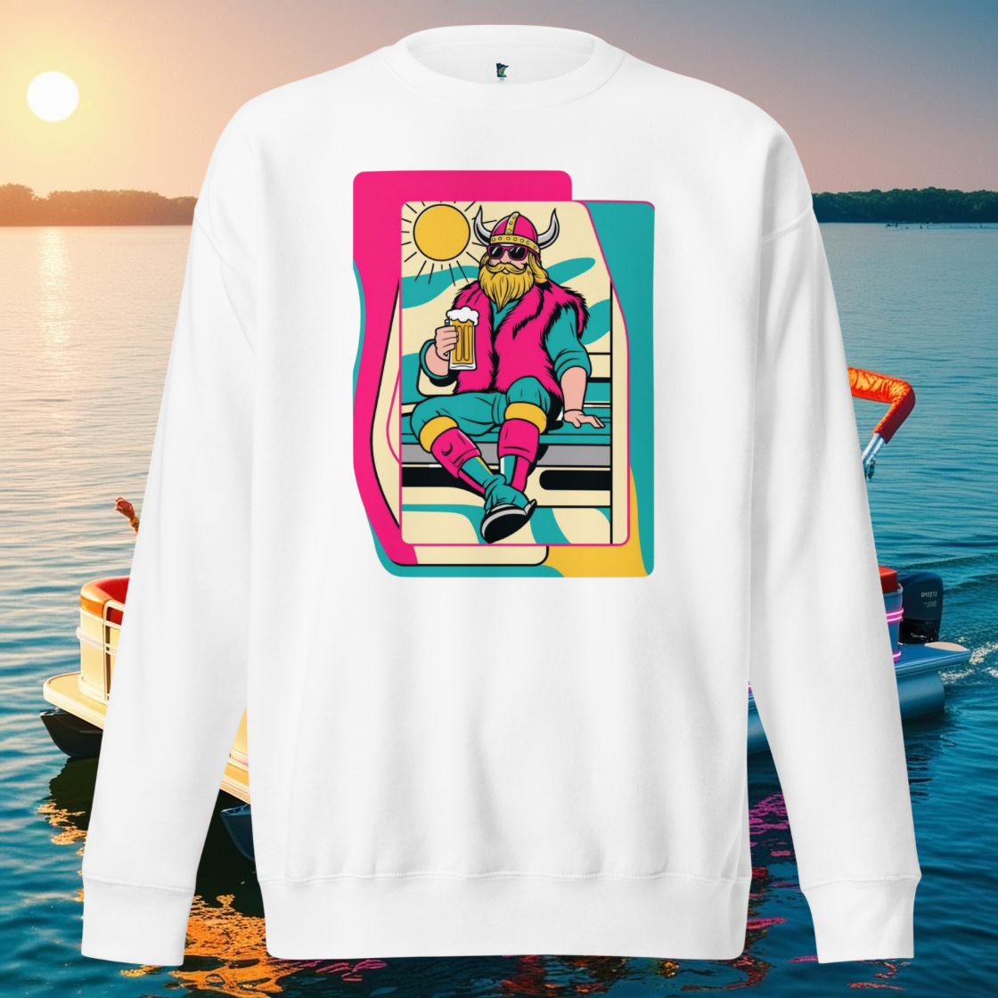 Viking Retro Summer Sweatshirt