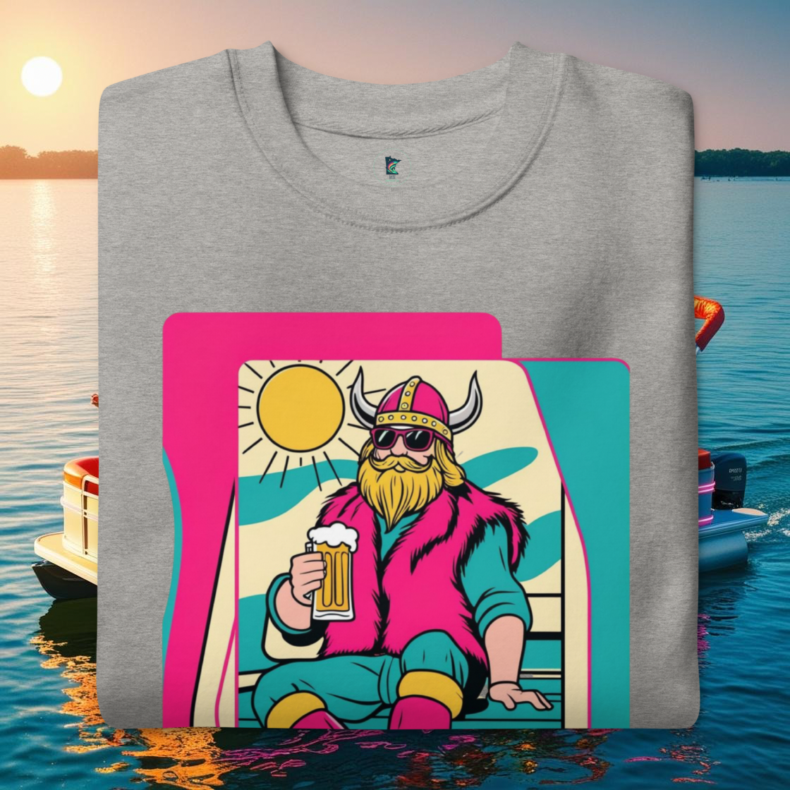 Viking Retro Summer Sweatshirt