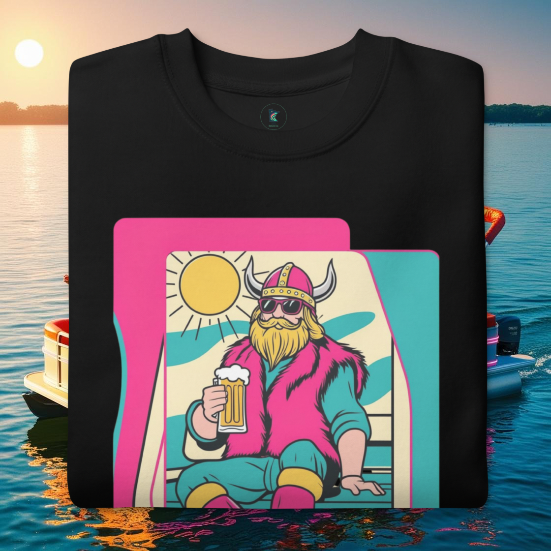 Viking Retro Summer Sweatshirt