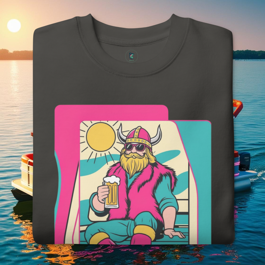 Viking Retro Summer Sweatshirt