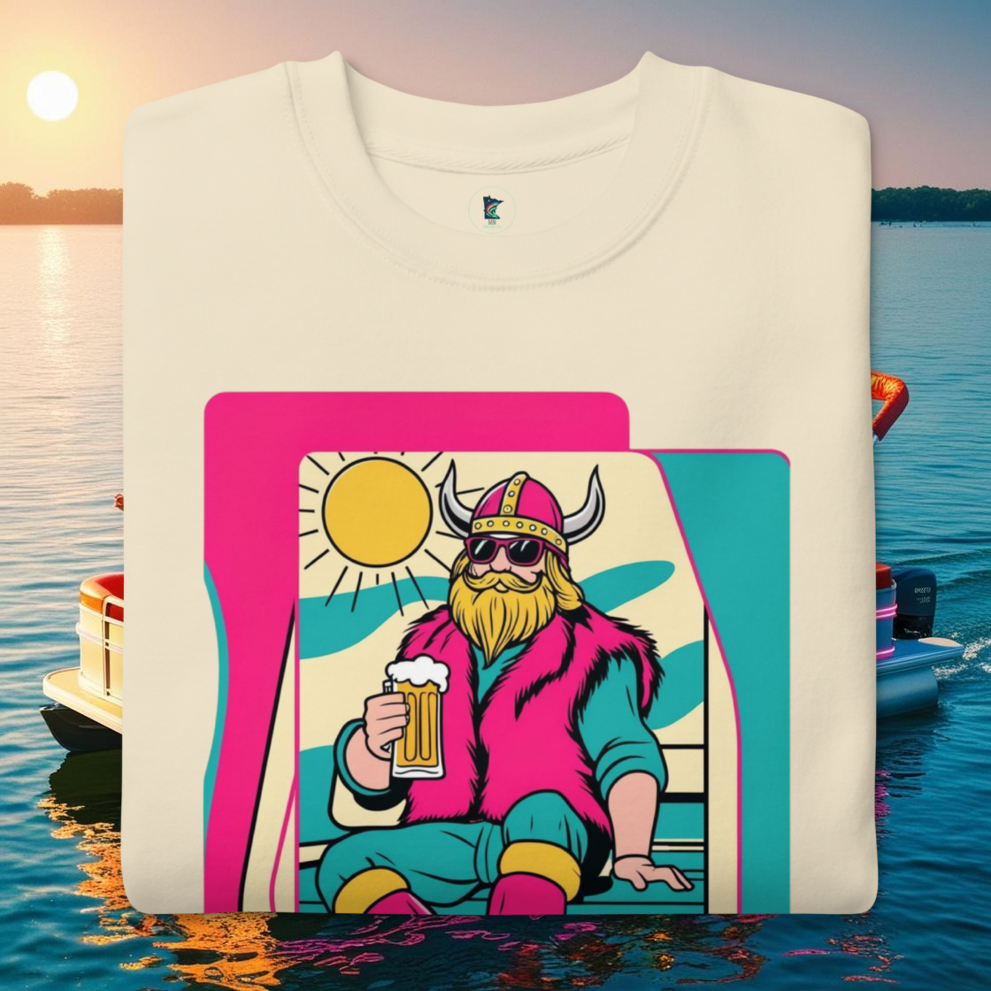 Viking Retro Summer Sweatshirt