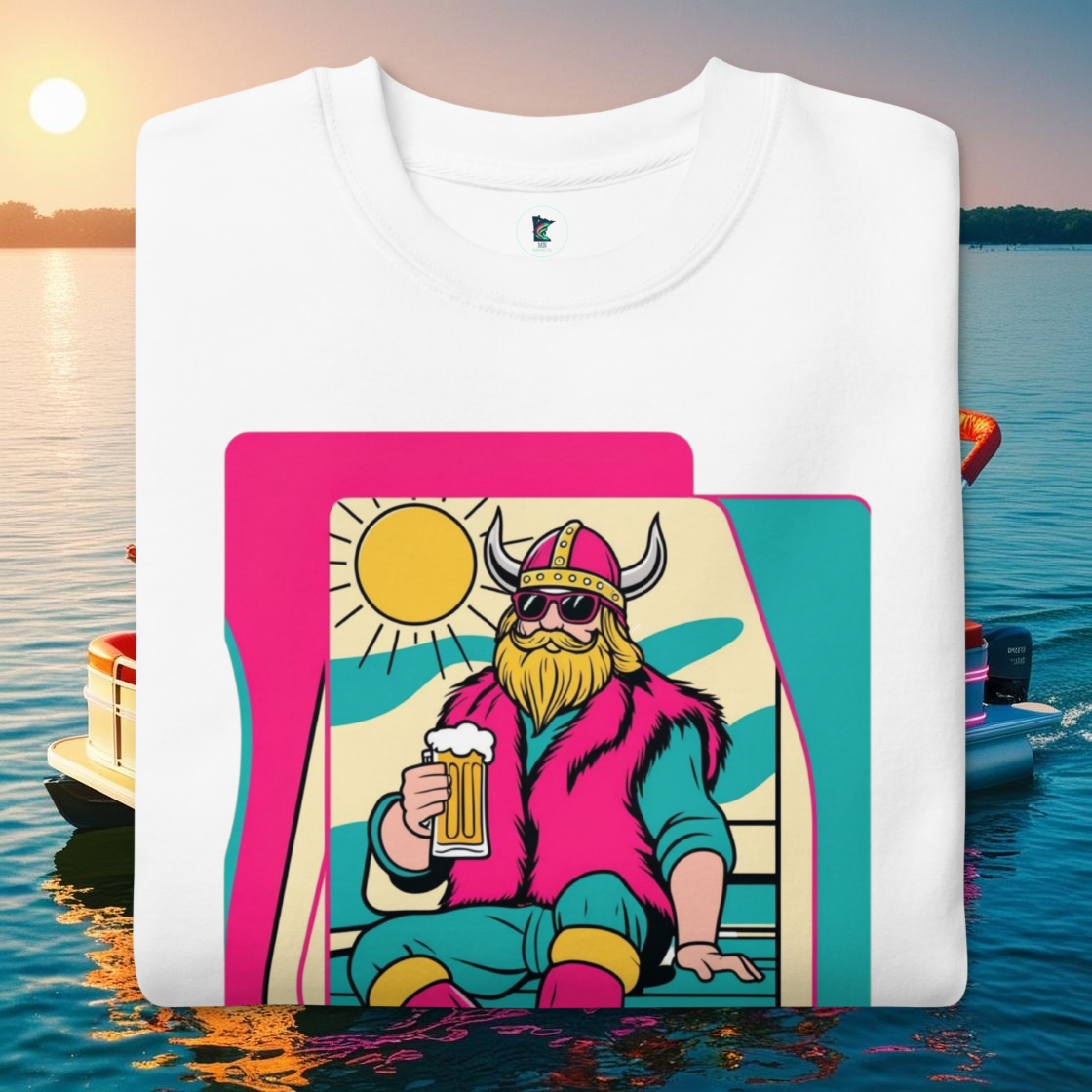 Viking Retro Summer Sweatshirt