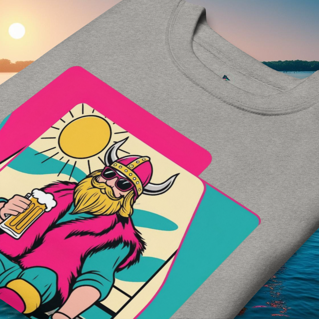 Viking Retro Summer Sweatshirt